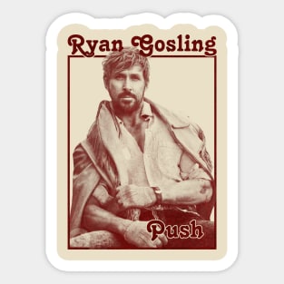 Ryan Gosling // Vintage Retro Style Sticker